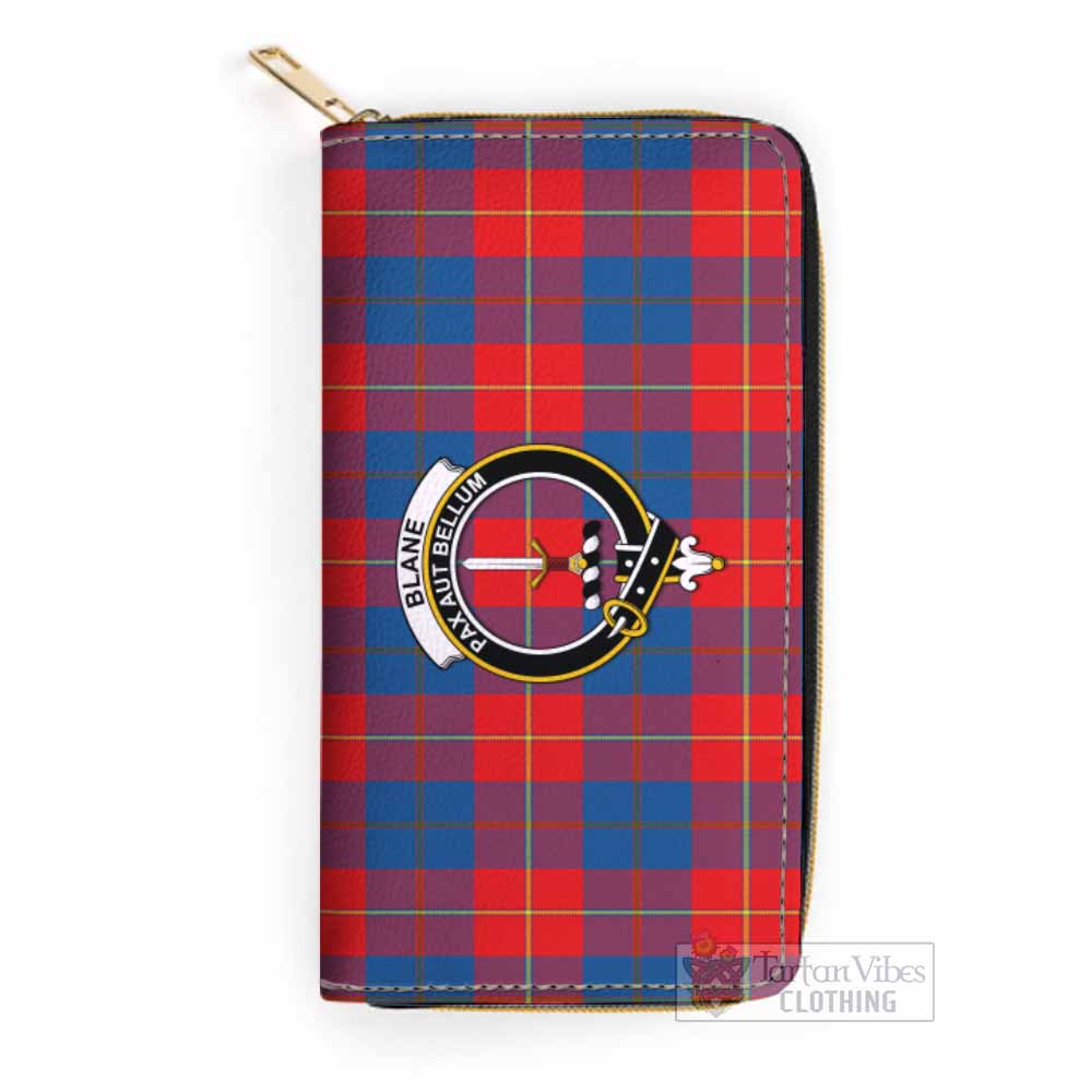 Tartan Vibes Clothing Blane Tartan Women's Leather Wallet with Family Crest