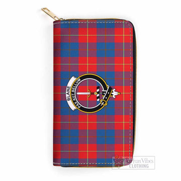 Tartan Vibes Clothing Blane Tartan Women's Leather Wallet with Family Crest