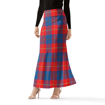 Blane Tartan Womens Full Length Skirt Female - Tartanvibesclothing