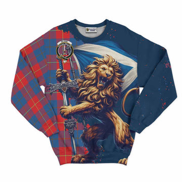 Blane Tartan Family Crest Sweatshirt with Scottish Majestic Lion Unisex - Tartan Vibes Clothing
