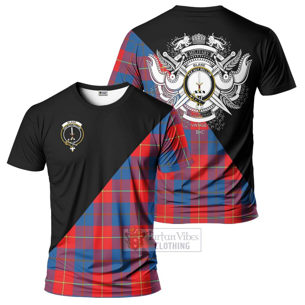 Blane Tartan T-Shirt with Family Crest and Military Logo Style Kid's Shirt - Tartan Vibes Clothing