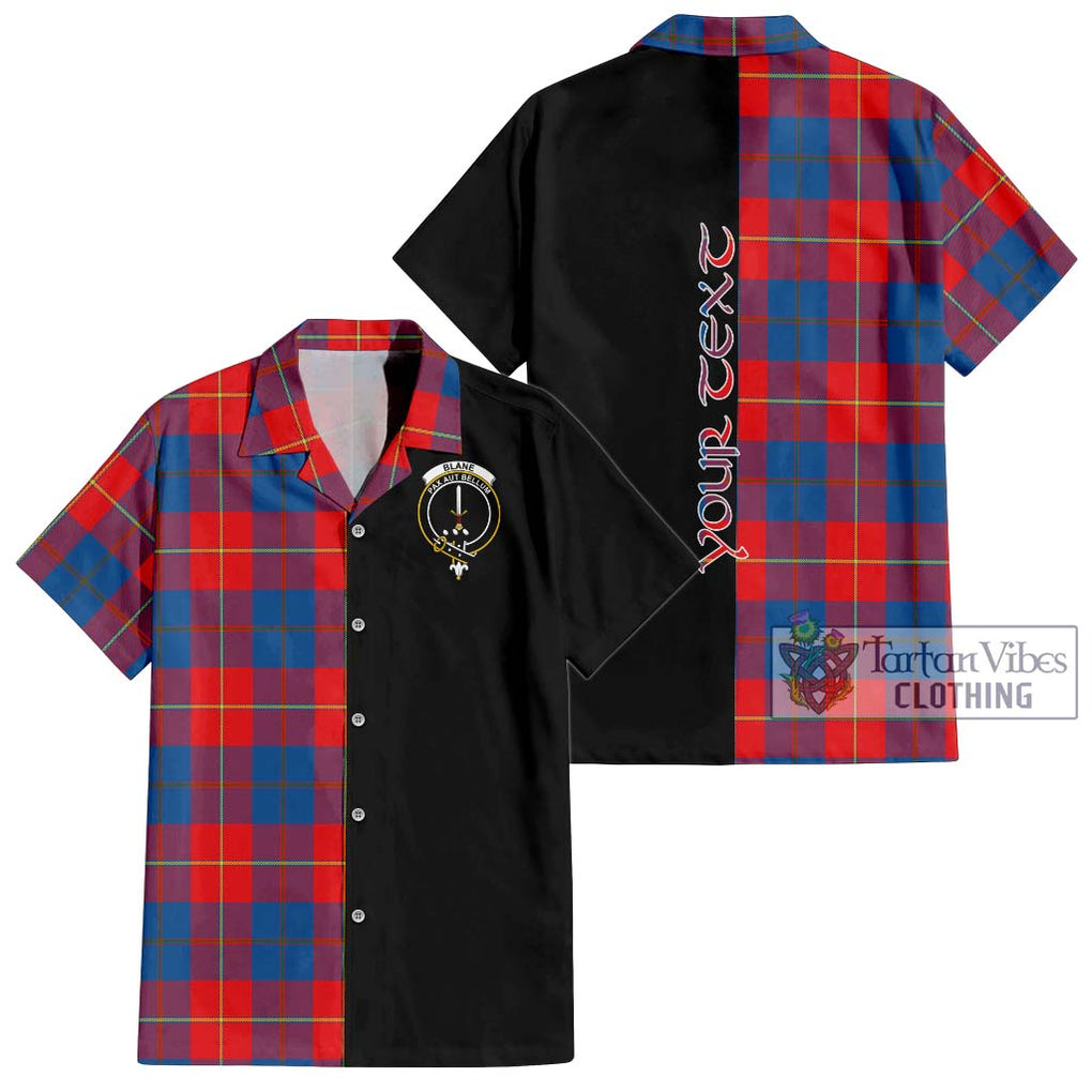 Blane Tartan Hawaiian Shirt with Family Crest and Half Of Me Style Kid - Tartan Vibes Clothing