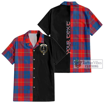 Blane Tartan Hawaiian Shirt with Family Crest and Half Of Me Style Kid - Tartan Vibes Clothing