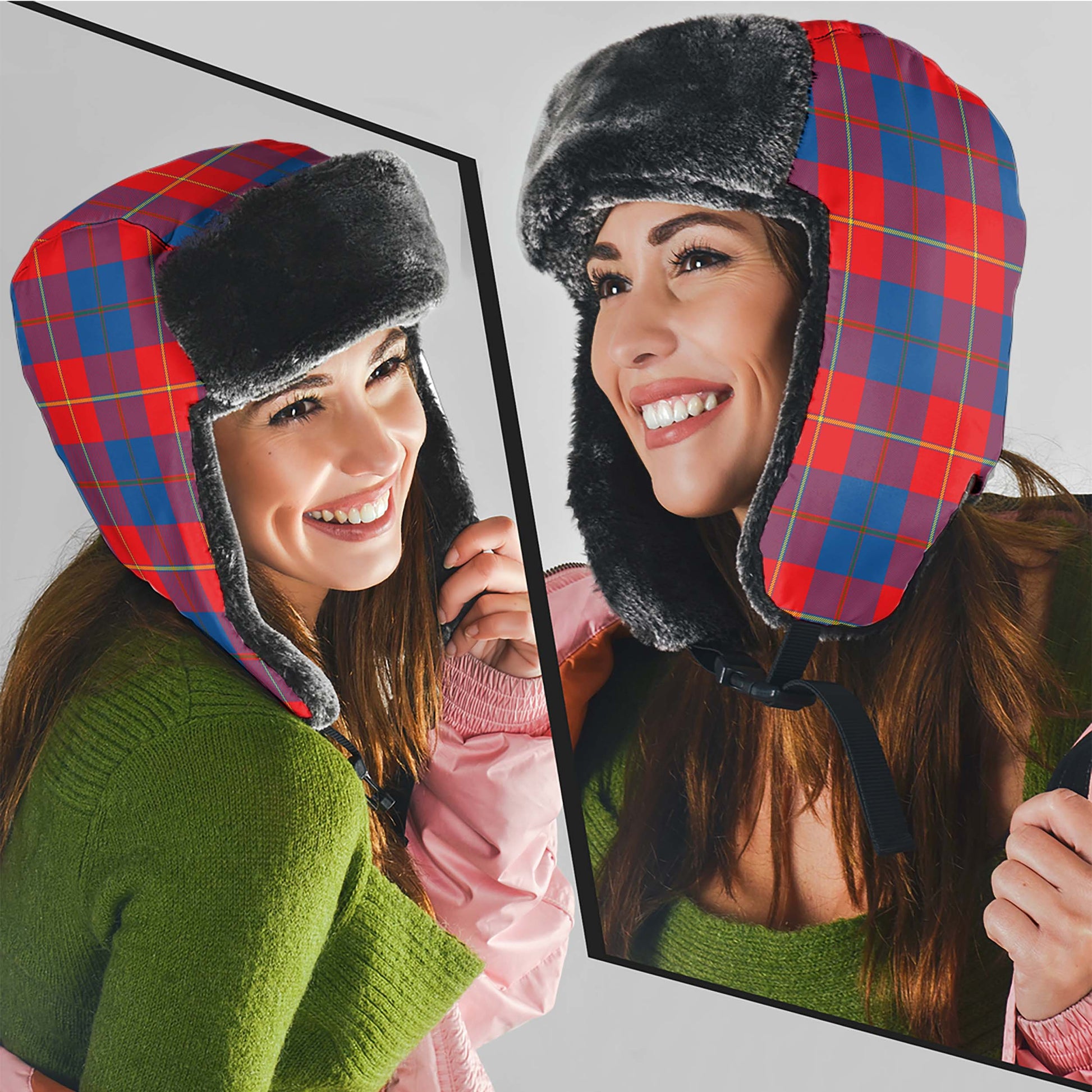 Blane Tartan Winter Trapper Hat Winter Trapper Hat Universal Fit Circumference 22.8in (58cm) - Tartan Vibes Clothing