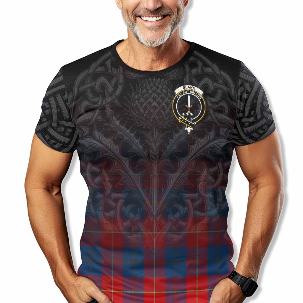 Blane Tartan T-Shirt with Family Crest Celtic Thistle Vibes Kid's Shirt - Tartan Vibes Clothing