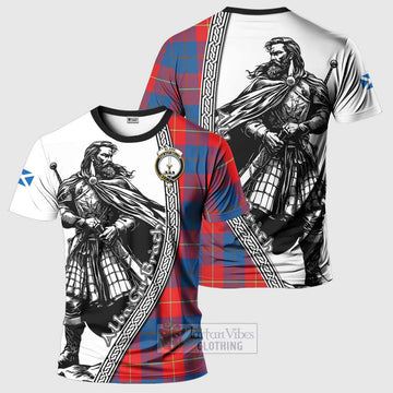 Blane Tartan Clan Crest T-Shirt with Highlander Warrior Celtic Style Kid's Shirt - Tartan Vibes Clothing