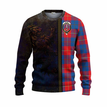 Blane Tartan Family Crest Knitted Sweater Alba Gu Brath Be Brave Lion Ancient Style Unisex - Tartan Vibes Clothing