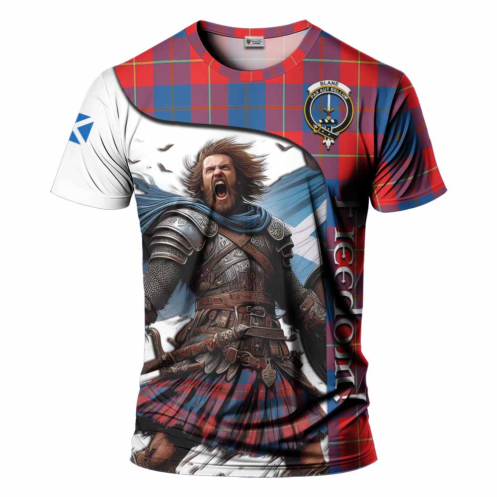 Blane Crest Tartan T-Shirt Inspired by the Freedom of Scottish Warrior Kid's Shirt - Tartan Vibes Clothing