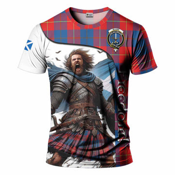 Blane Crest Tartan T-Shirt Inspired by the Freedom of Scottish Warrior Kid's Shirt - Tartan Vibes Clothing