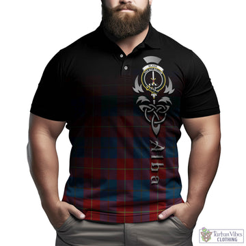 Tartan Vibes Clothing Blane Tartan Polo Shirt Featuring Alba Gu Brath Family Crest Celtic Inspired