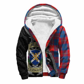 Blane Tartan Family Crest Sherpa Hoodie Lion Rampant Royal Thistle Shield Celtic Inspired Unisex S - Tartan Vibes Clothing