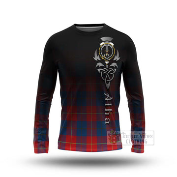 Blane Tartan Long Sleeve T-Shirt Featuring Alba Gu Brath Family Crest Celtic Inspired Unisex - Tartan Vibes Clothing
