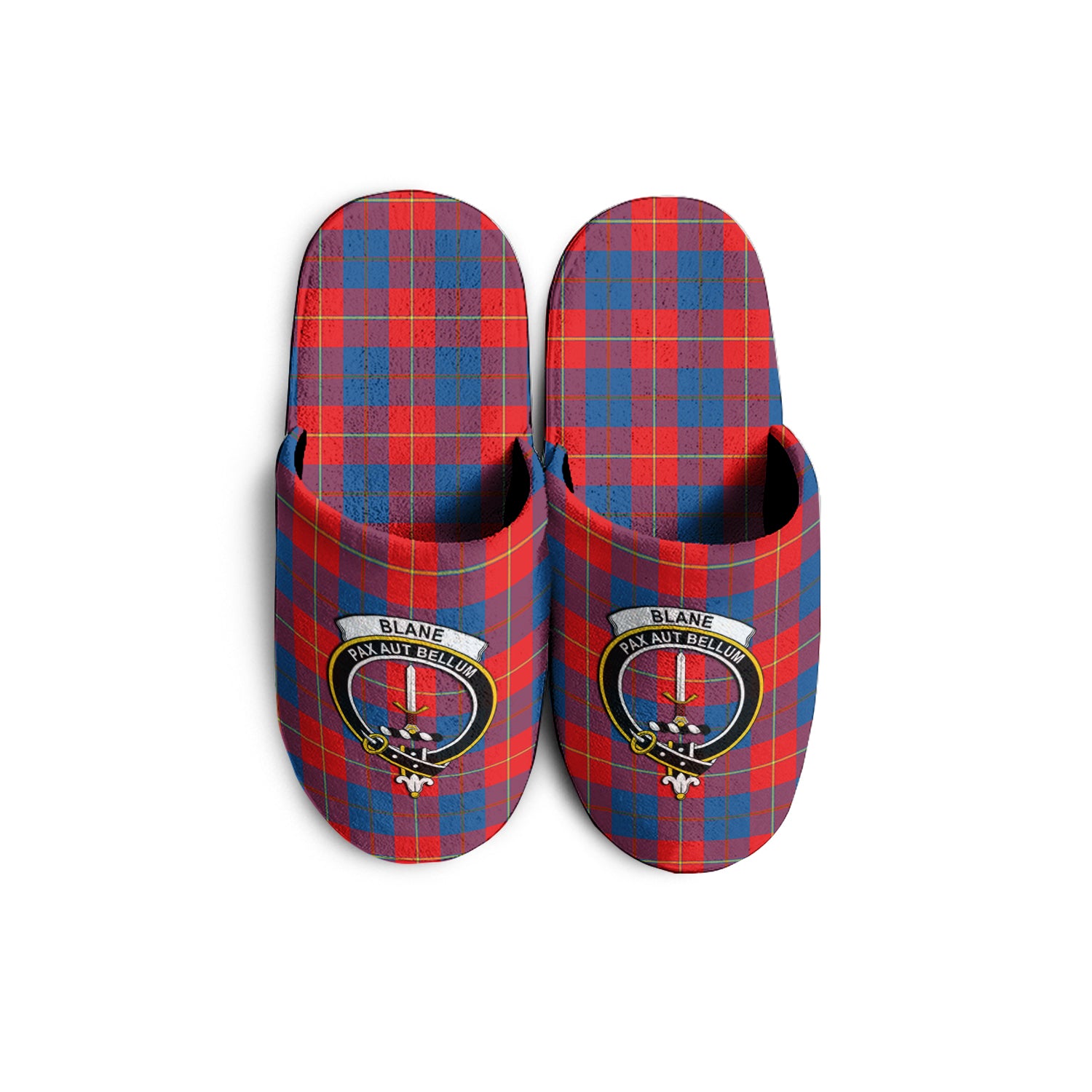 Blane Tartan Home Slippers with Family Crest - Tartanvibesclothing