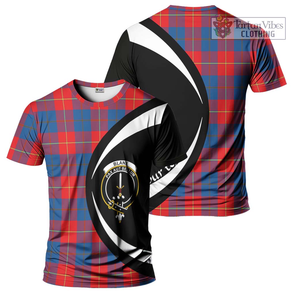 Blane Tartan T-Shirt with Family Crest Circle Style Kid's Shirt - Tartan Vibes Clothing
