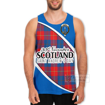 Blane Family Crest Tartan Men's Tank Top Celebrate Saint Andrew's Day in Style Men - Tartan Vibes Clothing