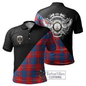 Blane Tartan Polo Shirt with Family Crest and Military Logo Style Kid - Tartan Vibes Clothing