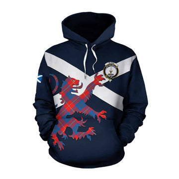 Blane Tartan Lion Rampant Cotton Hoodie Proudly Display Your Heritage with Alba Gu Brath and Clan Name Pullover Hoodie XS - Tartan Vibes Clothing