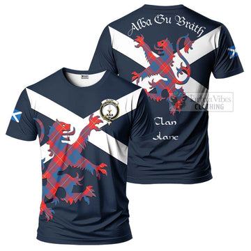 Blane Tartan Lion Rampant T-Shirt Proudly Display Your Heritage with Alba Gu Brath and Clan Name Kid's Shirt - Tartan Vibes Clothing
