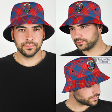 Blane Tartan Bucket Hat with Family Crest Bucket Hat One Size - Tartan Vibes Clothing