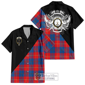Blane Tartan Hawaiian Shirt with Family Crest and Military Logo Style Kid - Tartan Vibes Clothing
