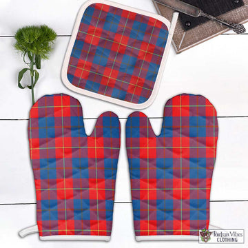 Blane Tartan Combo Oven Mitt & Pot-Holder Combo 2 Oven Mitt & 1 Pot-Holder Black - Tartan Vibes Clothing