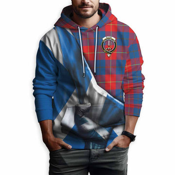 Blane Tartan Hoodie with Family Crest Scotland Patriotic Style Pullover Hoodie - Tartan Vibes Clothing