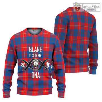 Blane Tartan Ugly Sweater with Family Crest DNA In Me Style Unisex - Tartan Vibes Clothing