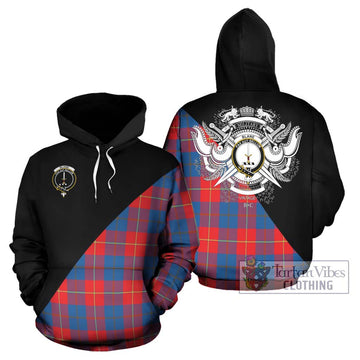 Blane Tartan Hoodie with Family Crest and Military Logo Style Zip Hoodie - Tartan Vibes Clothing