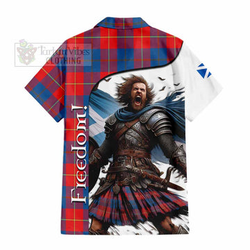 Blane Crest Tartan Hawaiian Shirt Inspired by the Freedom of Scottish Warrior - Tartan Vibes Clothing