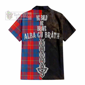 Blane Tartan Family Crest Hawaiian Shirt Alba Gu Brath Be Brave Lion Ancient Style - Tartan Vibes Clothing