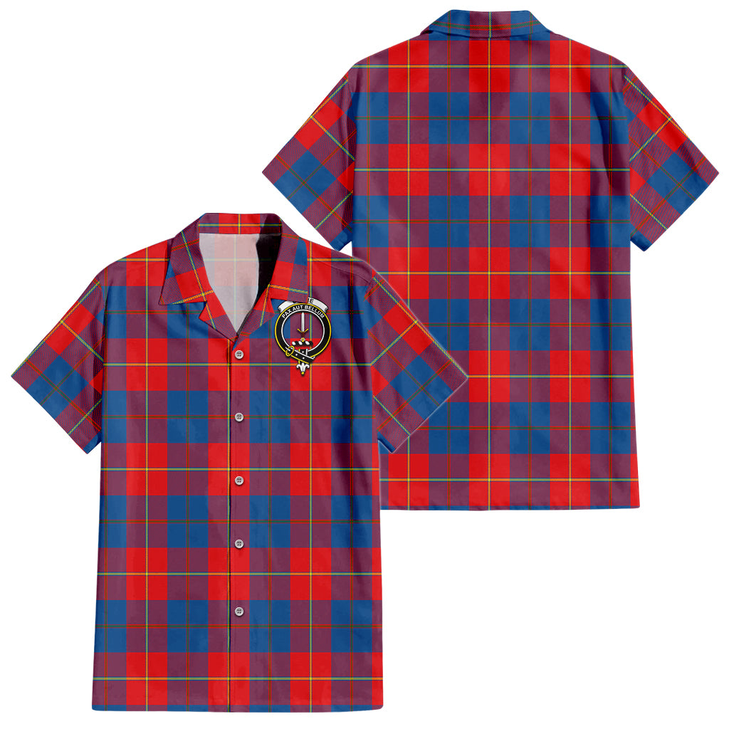 Blane Tartan Hawaiian Shirt with Family Crest - Tartan Vibes Clothing