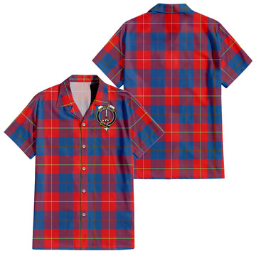 Blane Tartan Hawaiian Shirt with Family Crest - Tartan Vibes Clothing