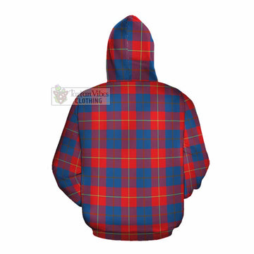 Blane Tartan Cotton Hoodie with Family Crest DNA In Me Style Pullover Hoodie - Tartan Vibes Clothing