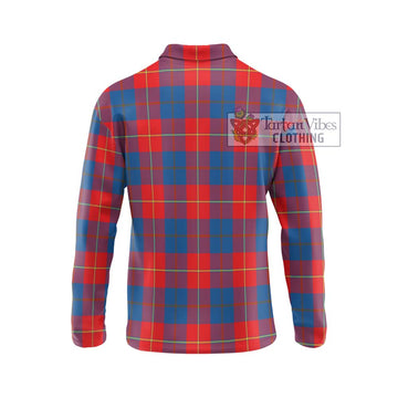 Blane Tartan Long Sleeve Polo Shirt with Family Crest DNA In Me Style - Tartan Vibes Clothing