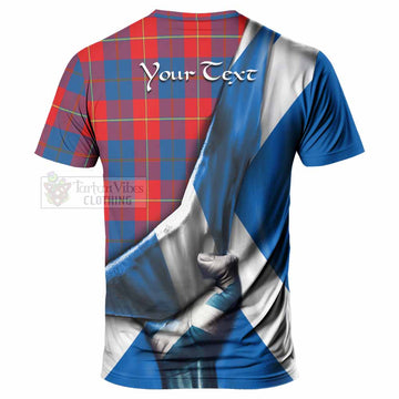 Blane Tartan T-Shirt with Family Crest Scotland Patriotic Style - Tartan Vibes Clothing