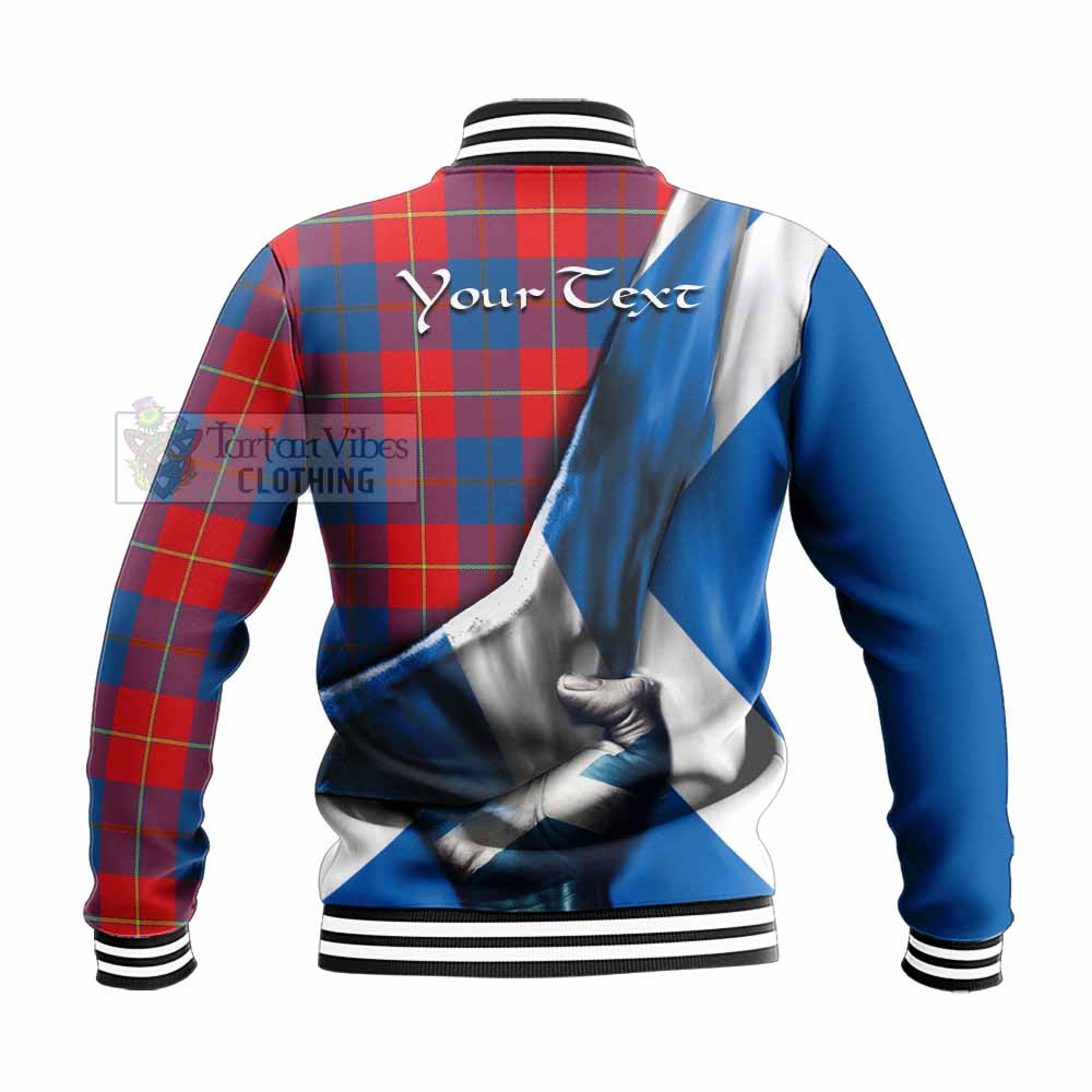 Blane Tartan Baseball Jacket with Family Crest Scotland Patriotic Style - Tartan Vibes Clothing