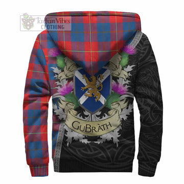 Blane Tartan Family Crest Sherpa Hoodie Lion Rampant Royal Thistle Shield Celtic Inspired - Tartan Vibes Clothing