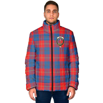 Blane Tartan Padded Jacket with Family Crest