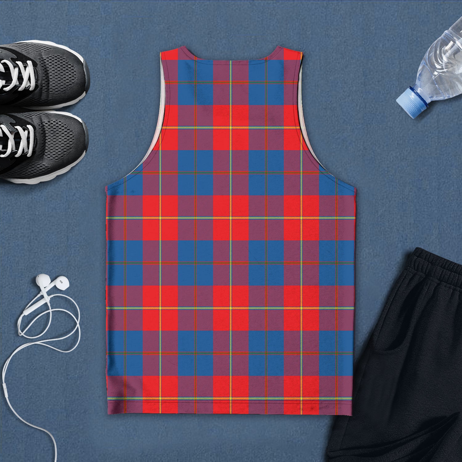 Blane Tartan Mens Tank Top - Tartan Vibes Clothing