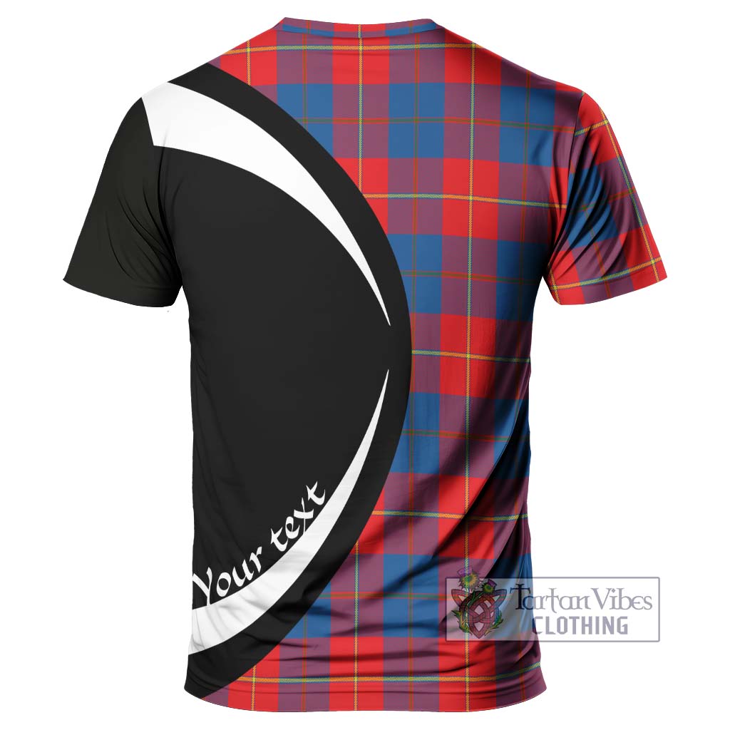 Blane Tartan T-Shirt with Family Crest Circle Style - Tartan Vibes Clothing