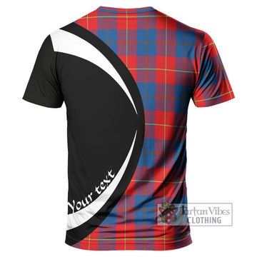 Blane Tartan T-Shirt with Family Crest Circle Style - Tartan Vibes Clothing