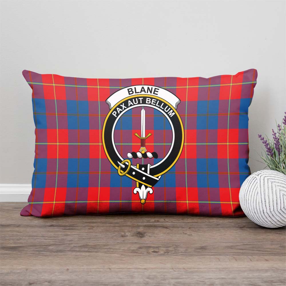 Blane Tartan Pillow Cover with Family Crest - Tartan Vibes Clothing