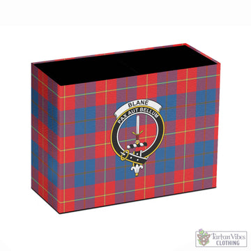 Blane Tartan Pen Holder with Family Crest - Tartan Vibes Clothing