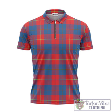 Blane Tartan Zipper Polo Shirt - Tartan Vibes Clothing