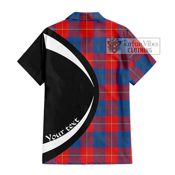 Blane Tartan Hawaiian Shirt with Family Crest Circle Style - Tartan Vibes Clothing