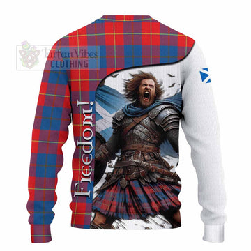 Blane Crest Tartan Knitted Sweater Inspired by the Freedom of Scottish Warrior - Tartan Vibes Clothing