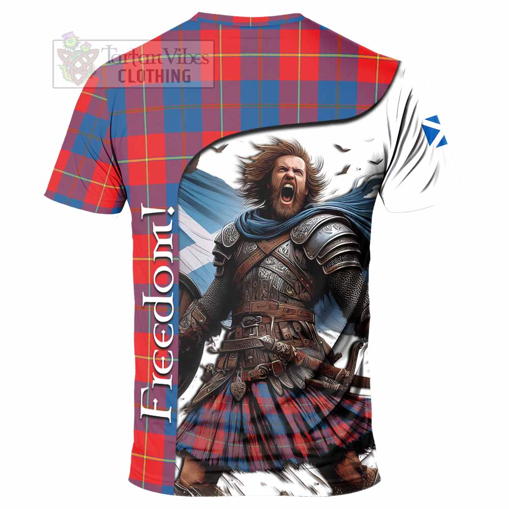 Blane Crest Tartan T-Shirt Inspired by the Freedom of Scottish Warrior - Tartan Vibes Clothing