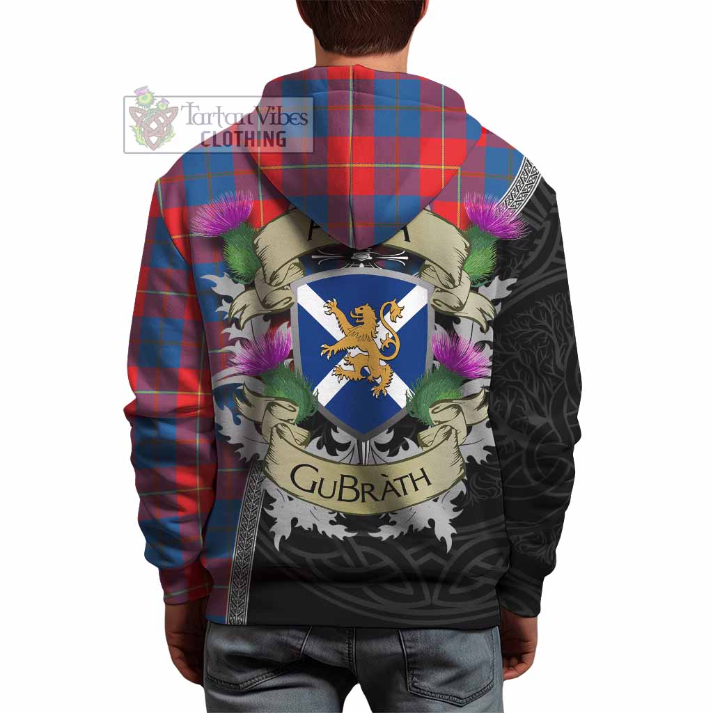 Blane Tartan Family Crest Hoodie Lion Rampant Royal Thistle Shield Celtic Inspired - Tartan Vibes Clothing