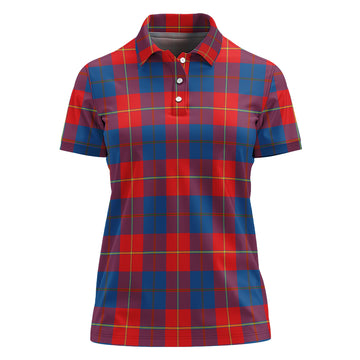 Blane Tartan Polo Shirt For Women