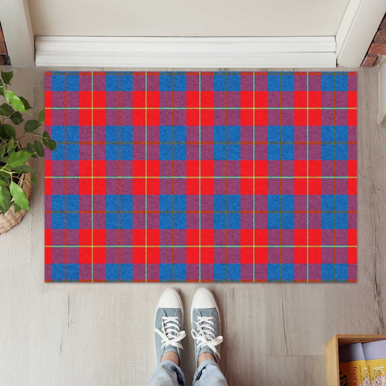 Blane Tartan Rubber Doormat - Tartan Vibes Clothing